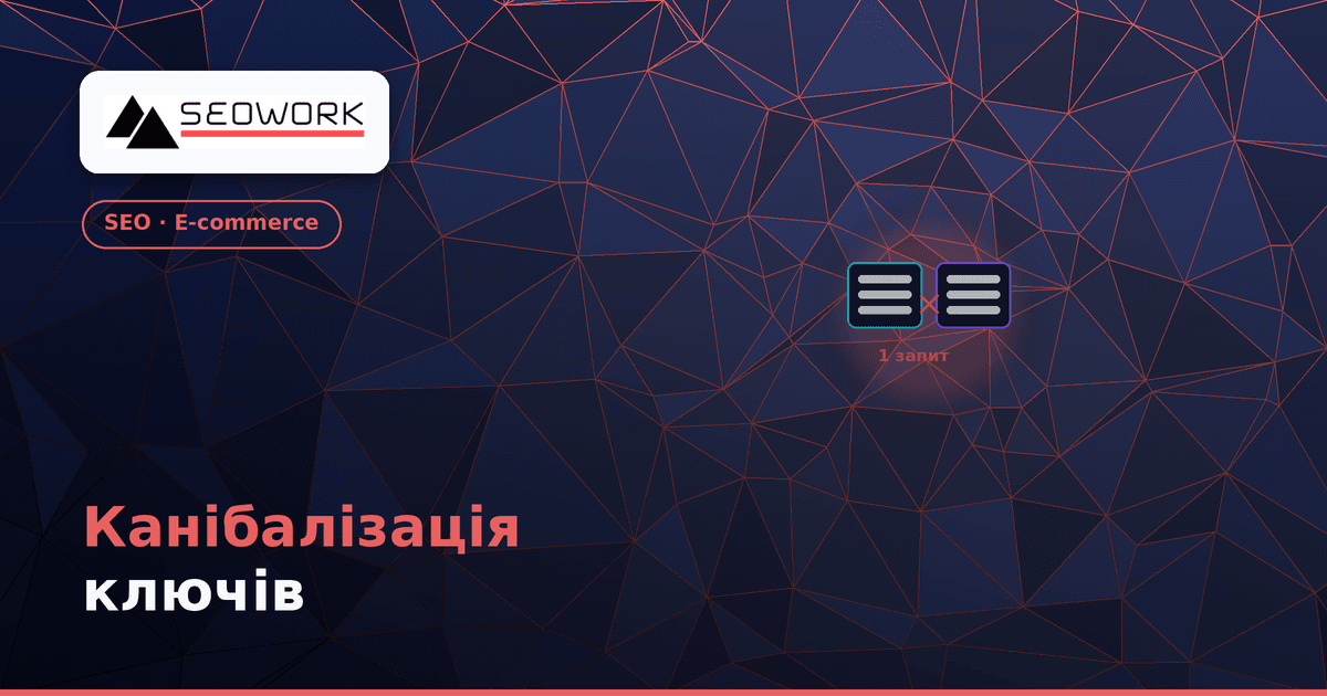 Канібалізація ключових слів: як лікувати магазин із 10 000+ товарів 1 Канібалізація ключових слів — лікування магазину з 10 000+ товарів