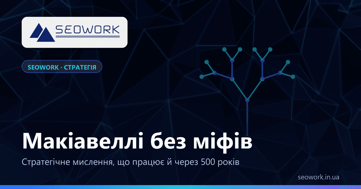 Макіавеллі без міфів: стратегічне мислення, що працює 1 Стратегічне мислення Макіавеллі — 6 принципів «Державця» без міфів