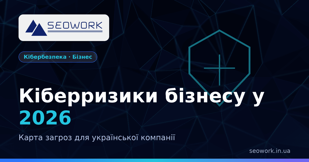 Кіберризики бізнесу у 2026: карта загроз для української компанії 1 Кіберризики бізнесу — карта загроз для компанії